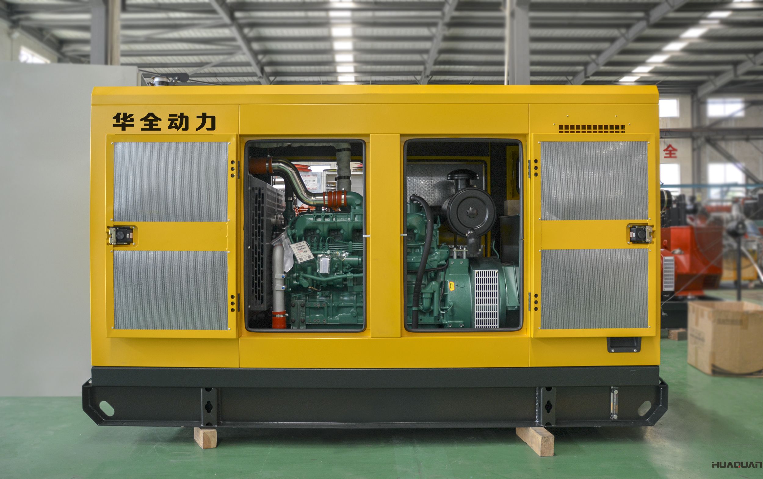 2018年4月25日華全動力100kw靜音箱發(fā)電機組發(fā)往山東青島