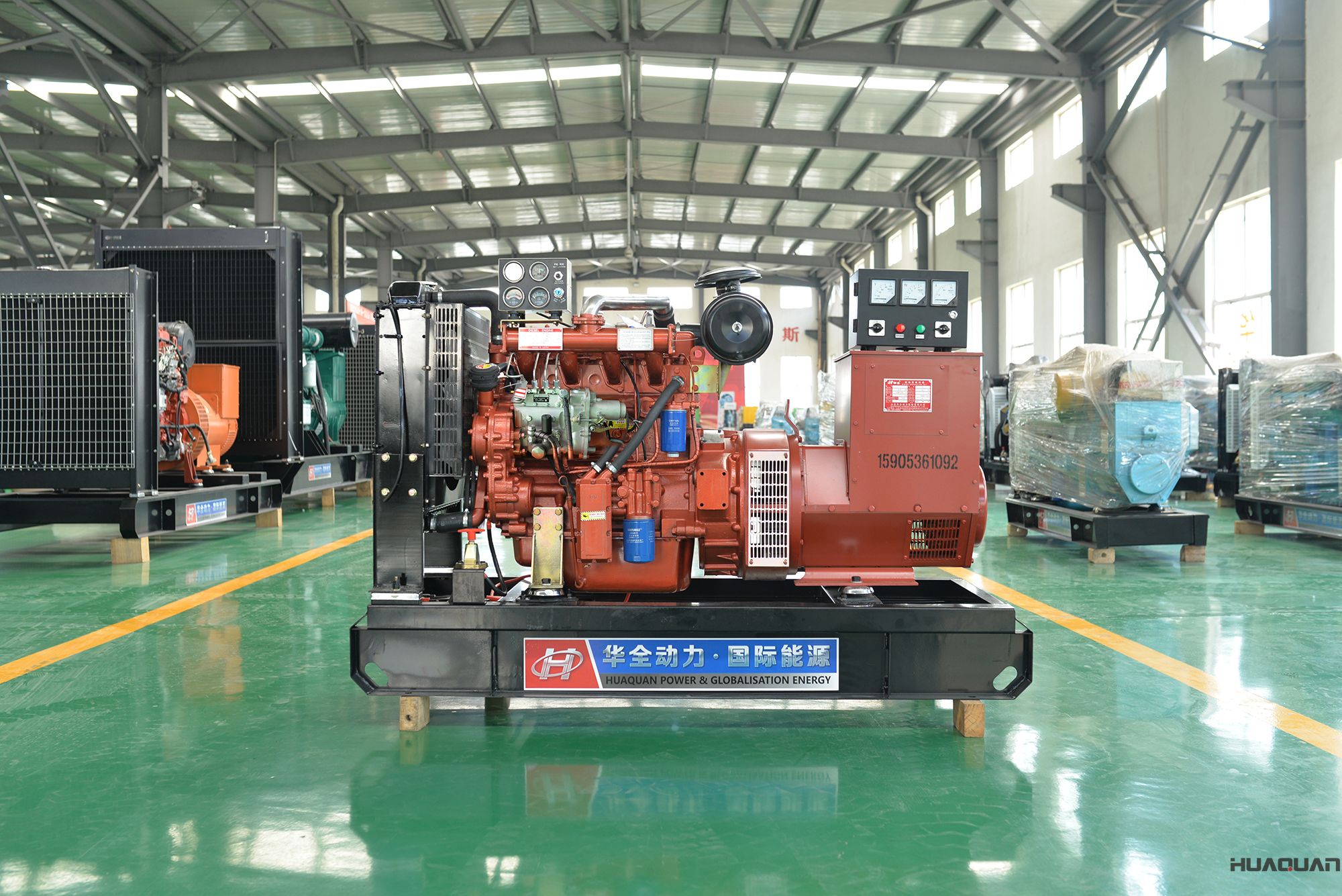 2018年4月26日華全動力一臺50kw發電機組發往河南省 