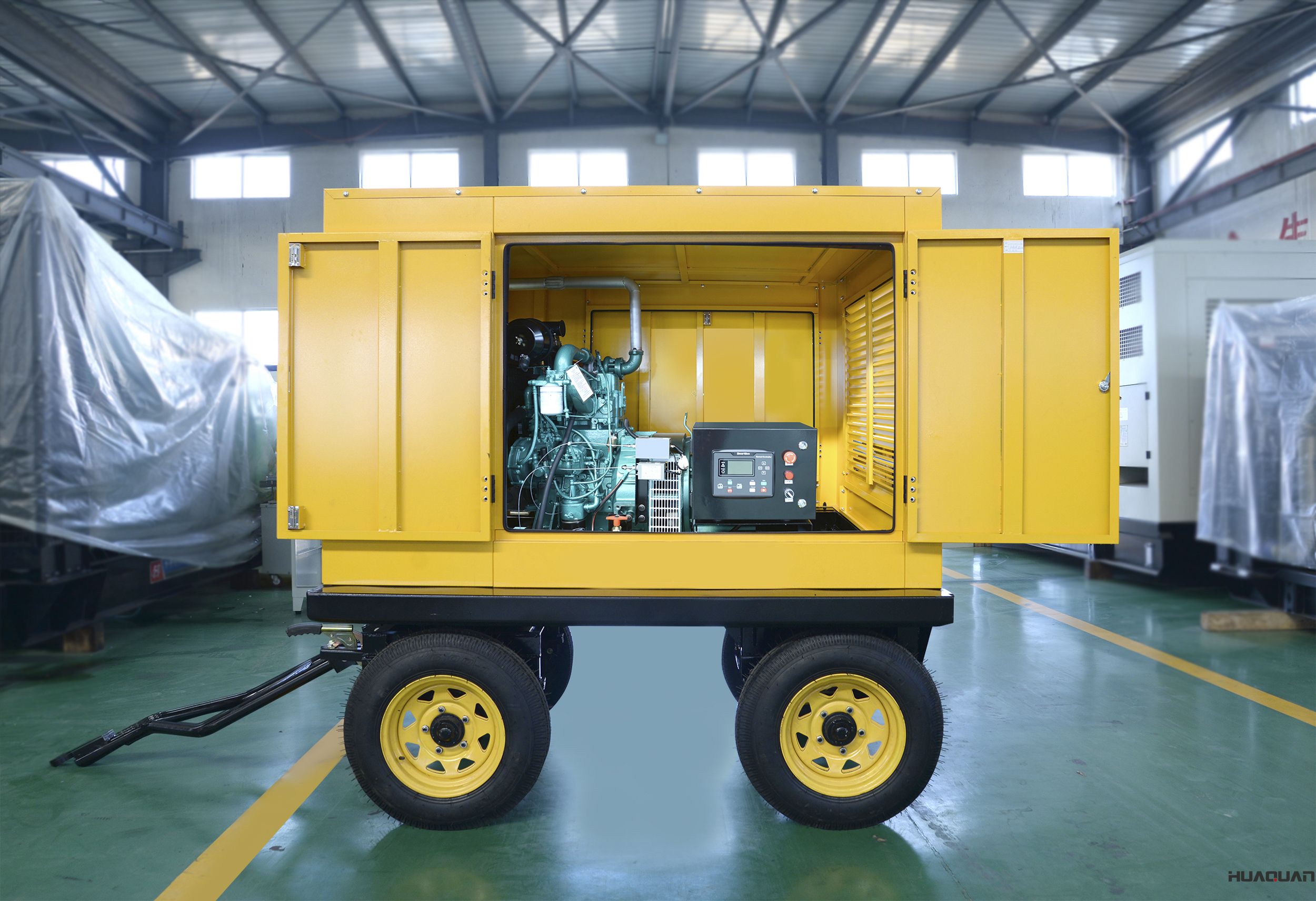 2018年4月6日華全動力30KW防雨棚發(fā)電機(jī)組發(fā)貨了