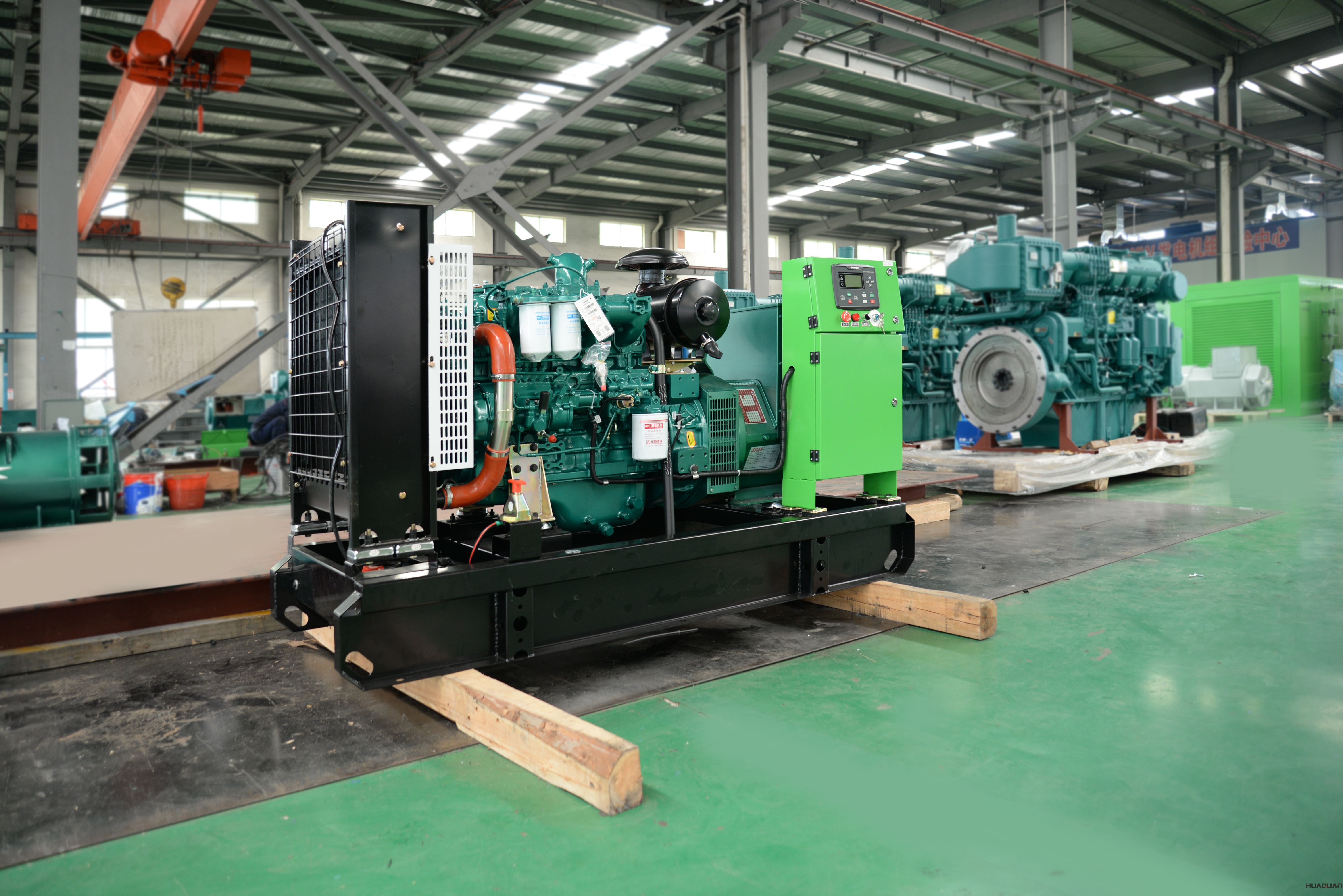 2018年4月6日華全動力60kw發(fā)電機(jī)組（帶底座油箱）發(fā)貨了
