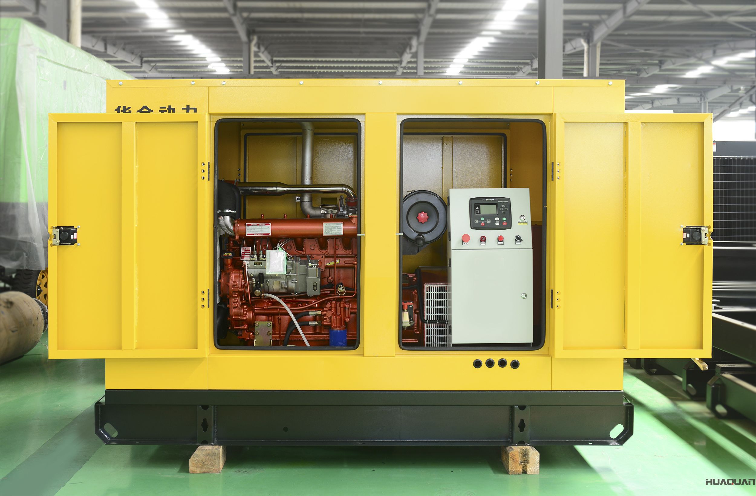 華全動力60kw防雨棚柴油發(fā)電機(jī)組于2018年4月6日發(fā)貨