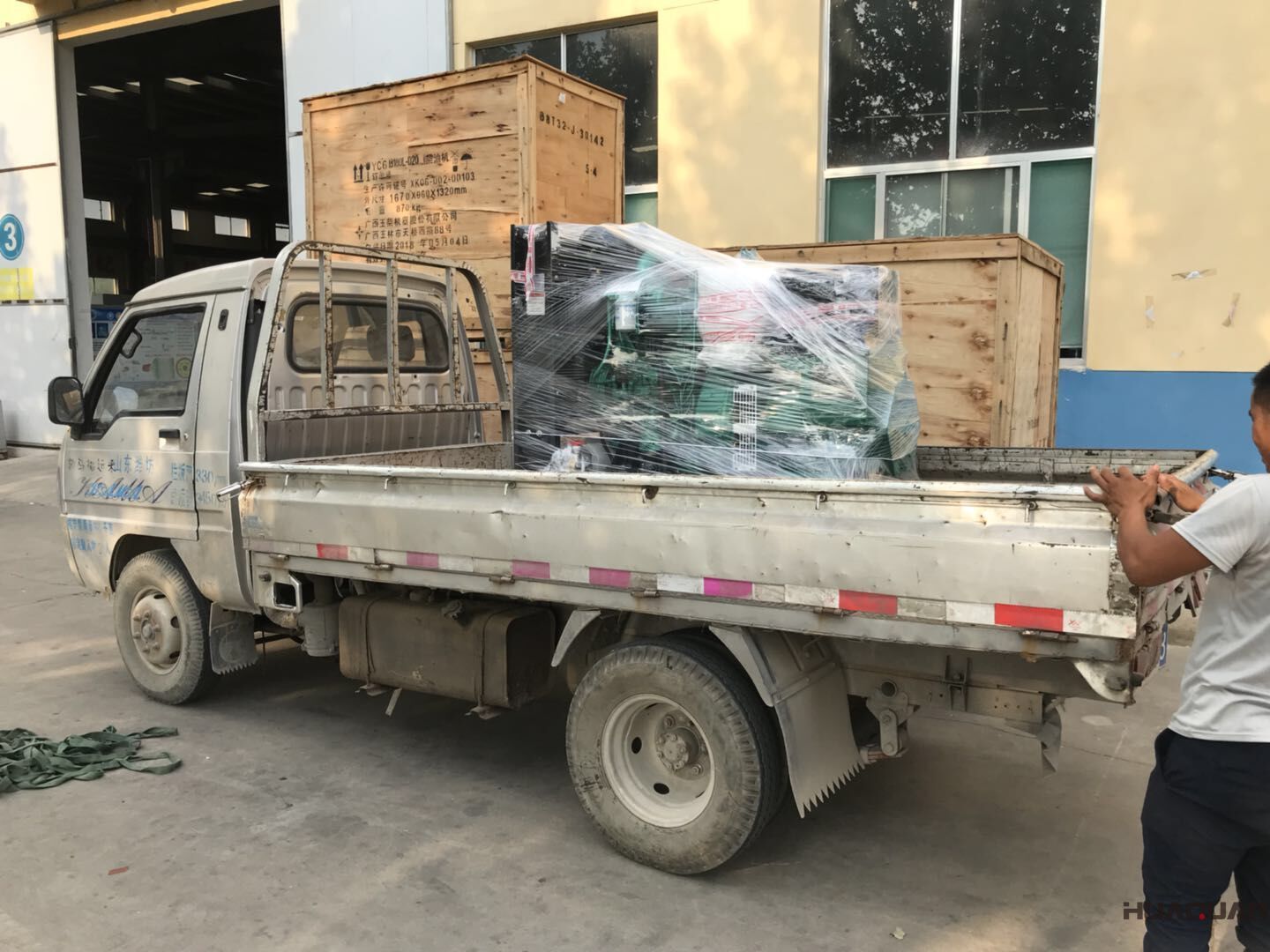 發(fā)貨了！一臺HQ150GF標(biāo)配型柴油發(fā)電機(jī)組已于7月19號發(fā)往黑龍江