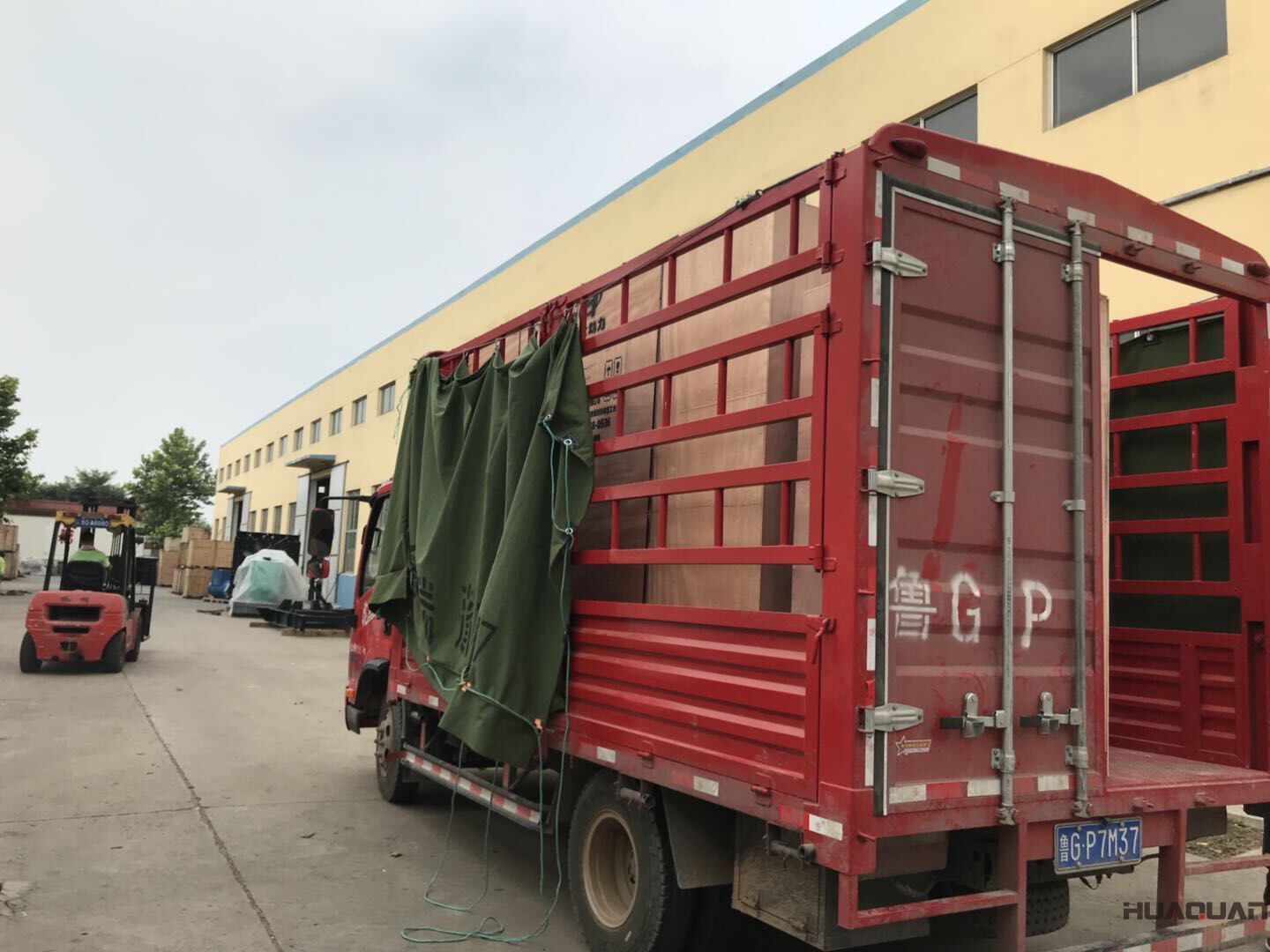 發(fā)貨了！一臺HQ500GF自動(dòng)化發(fā)型柴油發(fā)電機(jī)組于7月21號發(fā)往遼寧