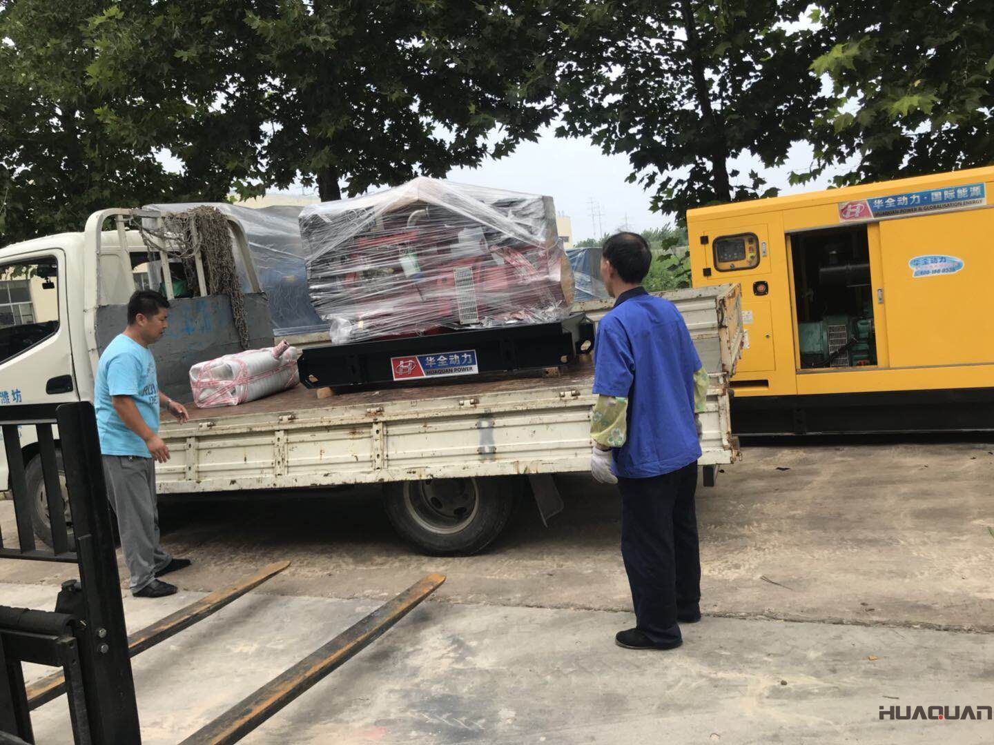一臺30kw標(biāo)配柴油發(fā)電機(jī)組于8月3日成功發(fā)往山東省