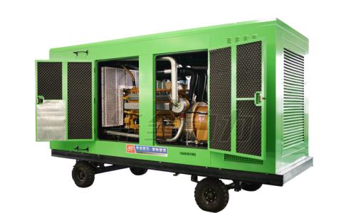 一臺靜音式防雨棚發電機組被華全動力檢查無誤后，于3月25日發往安徽省