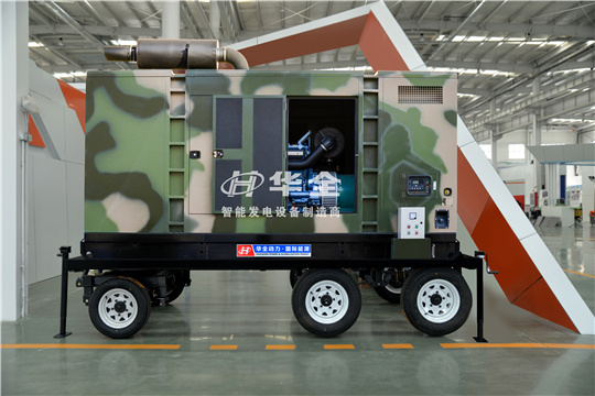 改款升級！華全200kw靜音發電機組專用六輪移動拖車介紹