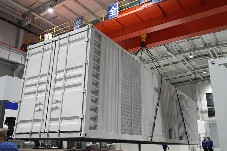 華全電力發(fā)貨！中亞客戶定制集裝箱發(fā)電站，交貨在即