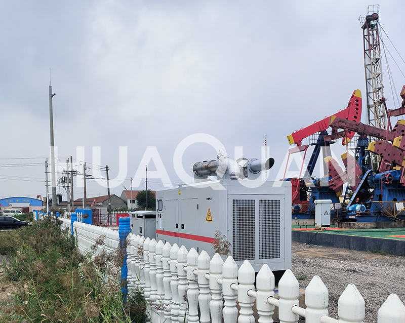 陜西西安油田650kW發電機組電站項目