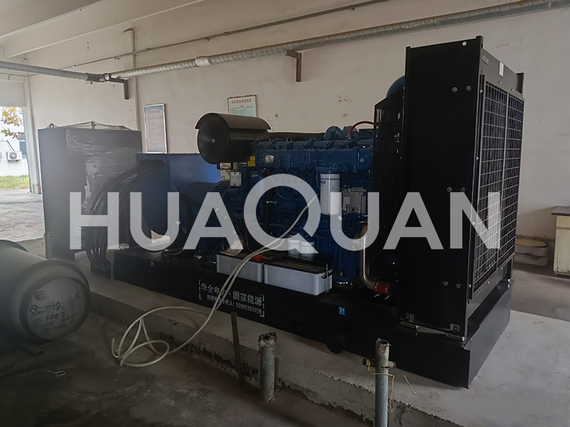 山東濟南機場油庫350kW發電機組電站